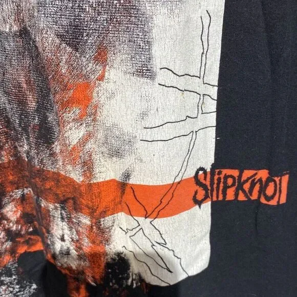 Slipknot Men's Black Cotton Short Sleeve Graphic 2018 Band T-Shirt Size XL - Picture 9 of 11